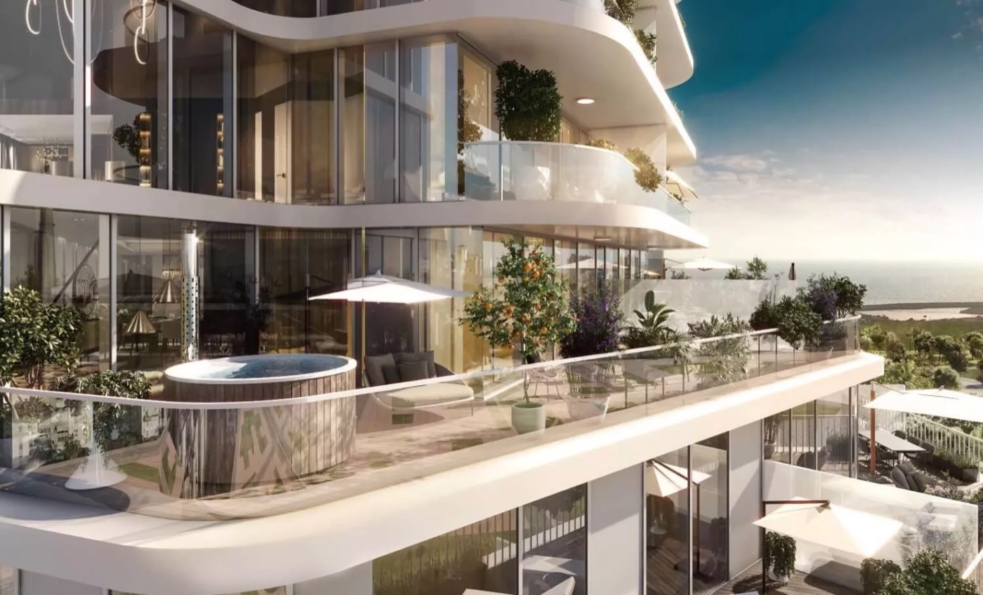 Terrasse d'un penthouse