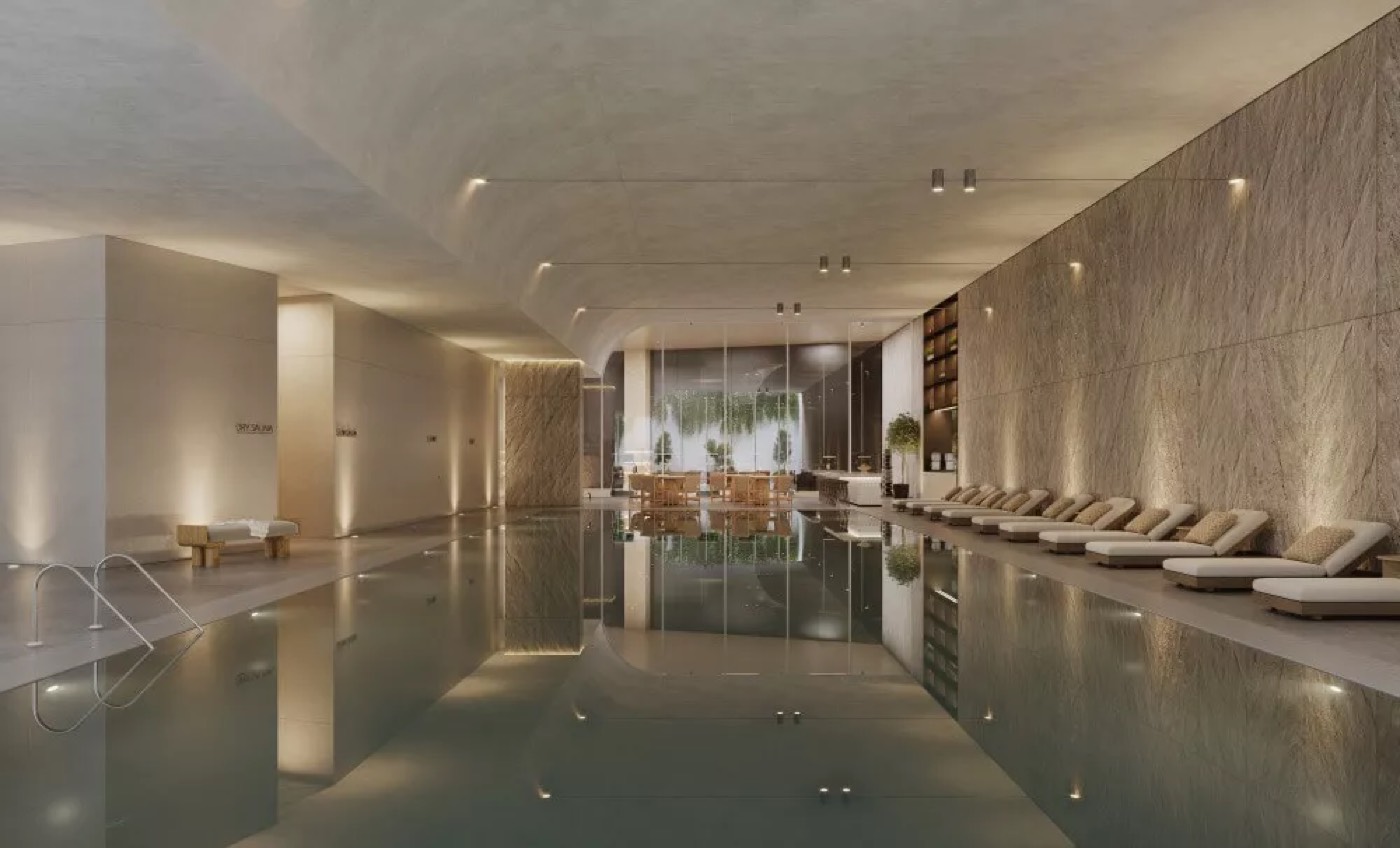 La piscine couverte